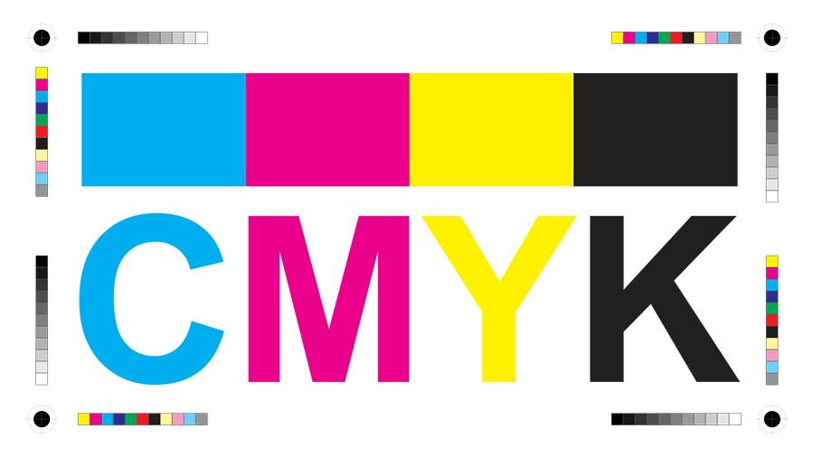 Color separations for CMYK