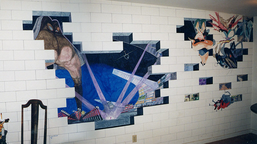 Photo of Pink Floyd wall mural